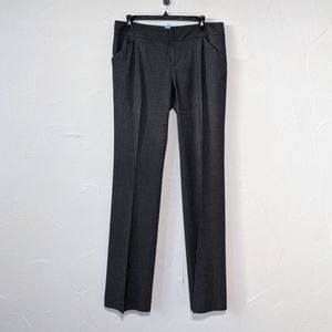 Gianni Bini Gray Dress Pants Trousers Low Rise 33" Long